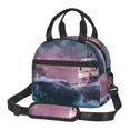 thumbnail image 1 of Fotbe Boat Lighthouse Storm Waves Bolsa de Almuerzo con Estampado, Lonchera Aislada, Contenedores de Comida Reutilizables Tipo Cooler a Prueba de Fugas, 1 of 7