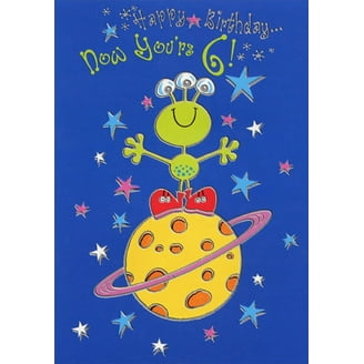 Designer Greetings 19th Birthday Card - Colorful Words On Gold Foil, 5x7 Inches