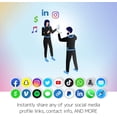 thumbnail image 3 of Popl (Tap) - Digital Business Card and Phone Accessory - NFC Tag That Instantly Shares Social Media, Music, Contact, 3 of 5