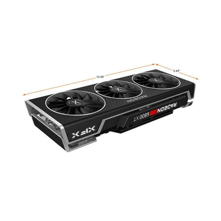 XFX - Speedster MERC319 AMD Radeon RX 6800 XT CORE 16GB GDDR6 PCI Express 4.0 Gaming Graphics Card - Black