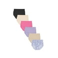 thumbnail image 3 of Hanes Womens Underwear Microfiber 6-Pack, SUPER Stretch Panties, Brief, Bikini, or Thong Panty, Comfort Flex Fit, 3 of 6