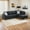 Black Grey, variant on [SquarePulse] Modern Minimalist Sectional Sofa – Living Room Furniture