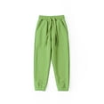 thumbnail image 4 of AherBiu Kids Boys Girls Sweatpants Workout Pants High Waisted Drawstring Trackpants Cinch Bottom Trousers, 4 of 5