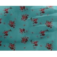 thumbnail image 4 of oneOone Georgette Viscose Fabric Leaves & Flower Floral Print Fabric BTY 42 Inch Wide, 4 of 4