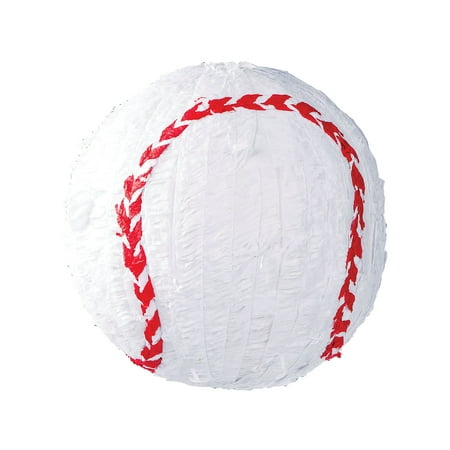 Party City Baseball Pinata, 14 1/2”