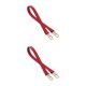 thumbnail image 3 of Correa de hombro corta Sonducket para bolso de cuero duradero rojo 38 cm 2Conjunto, 3 of 6