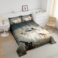 thumbnail image 3 of Airplane Bedding Comforter Sets Vintage World War Military Aircraft Comforter Set, Fighter Plane Bomber Jets Bedding for Teenagers Young Man Youth Soldier Air force Theme Duvet Set King Size, 3 of 5