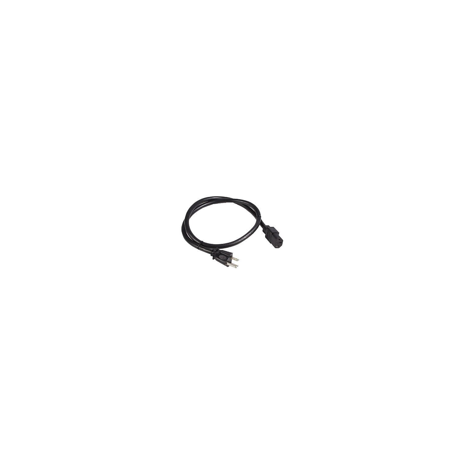 StarTech 20 ft Standard Computer Power Cord,Black