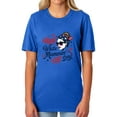 thumbnail image 2 of American 4Th of July T-Shirt Women's Red White & Mommin' USA Adult Tee, 2 of 5