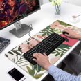 thumbnail image 2 of Cartoon Flowers and Fruit Mousepad Gaming Pad Mouse Waterproof Non Slip for Office Home Work Gaming Gift Tables Mousepad Rubber Base Mousepad with Stitched Edges 35.4x15.7inches, 2 of 7
