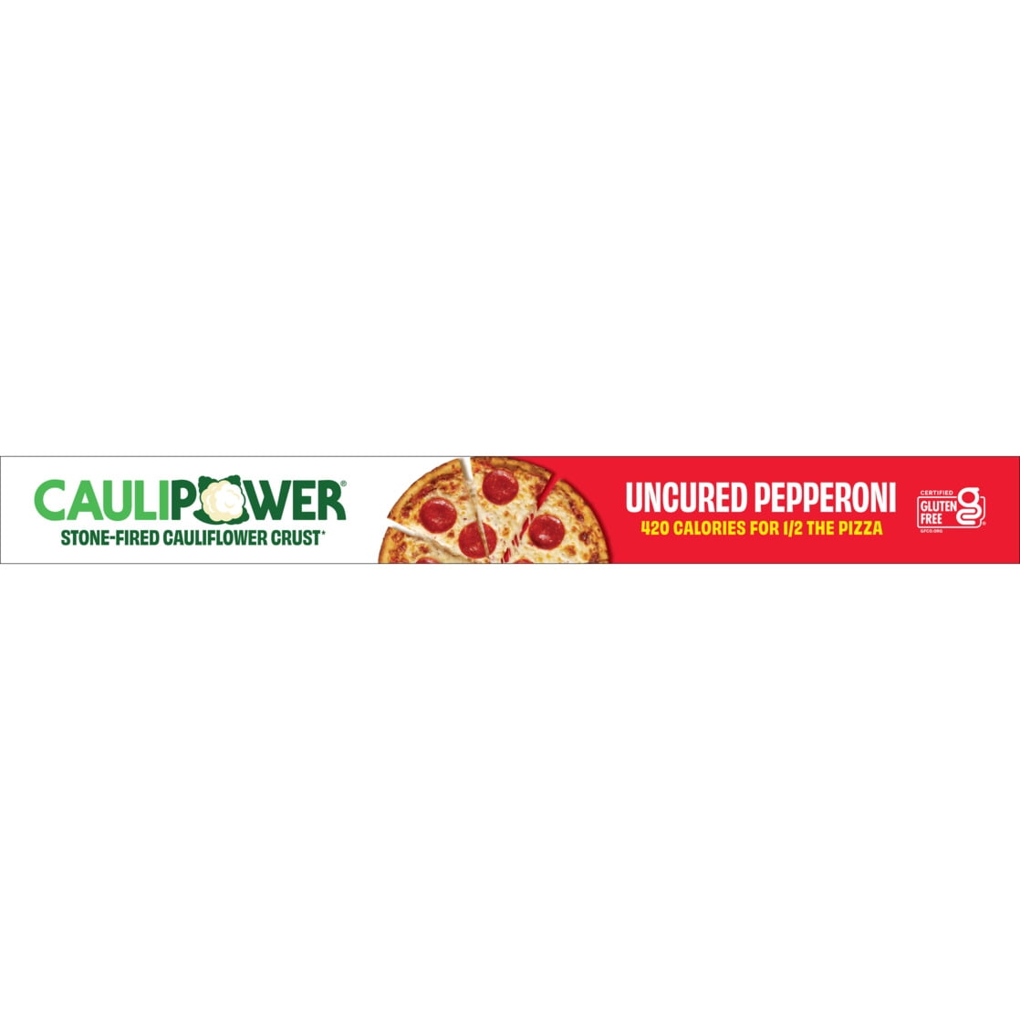 CAULIPOWER Uncured Pepperoni Stone-Fired Cauliflower Crust Pizza, 11.3 oz, Gluten-Free, Frozen