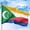 Comoros, variant on Burundi Outdoor Flag (2x3ft) by DreamController - Durable, Fade-Resistant Polyester, Double-Stitched, Brass Grommets - HD Printed Eastern Africa Flag - Made in USA