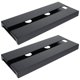 thumbnail image 1 of Estante de pared para colgar en la pared, vitrina para vinos y licores, vitrinas, abrazadera para vidrio de ducha, soporte ajustable de cobre, 3 unidades, 1 of 6