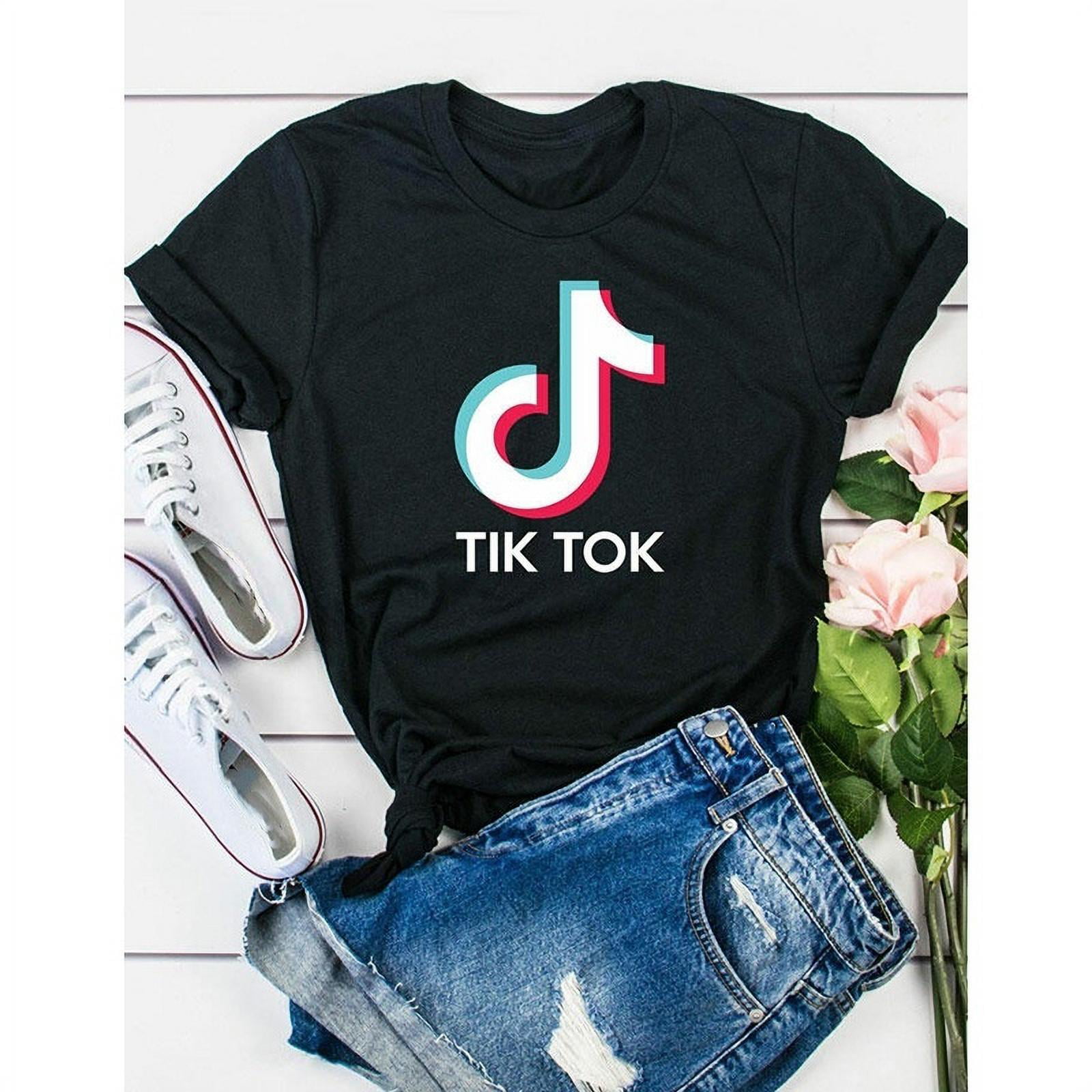 Tik Tok Clothes T Shirt Girl Kids Tee Shirt With Username Gift Idea Boys Fan