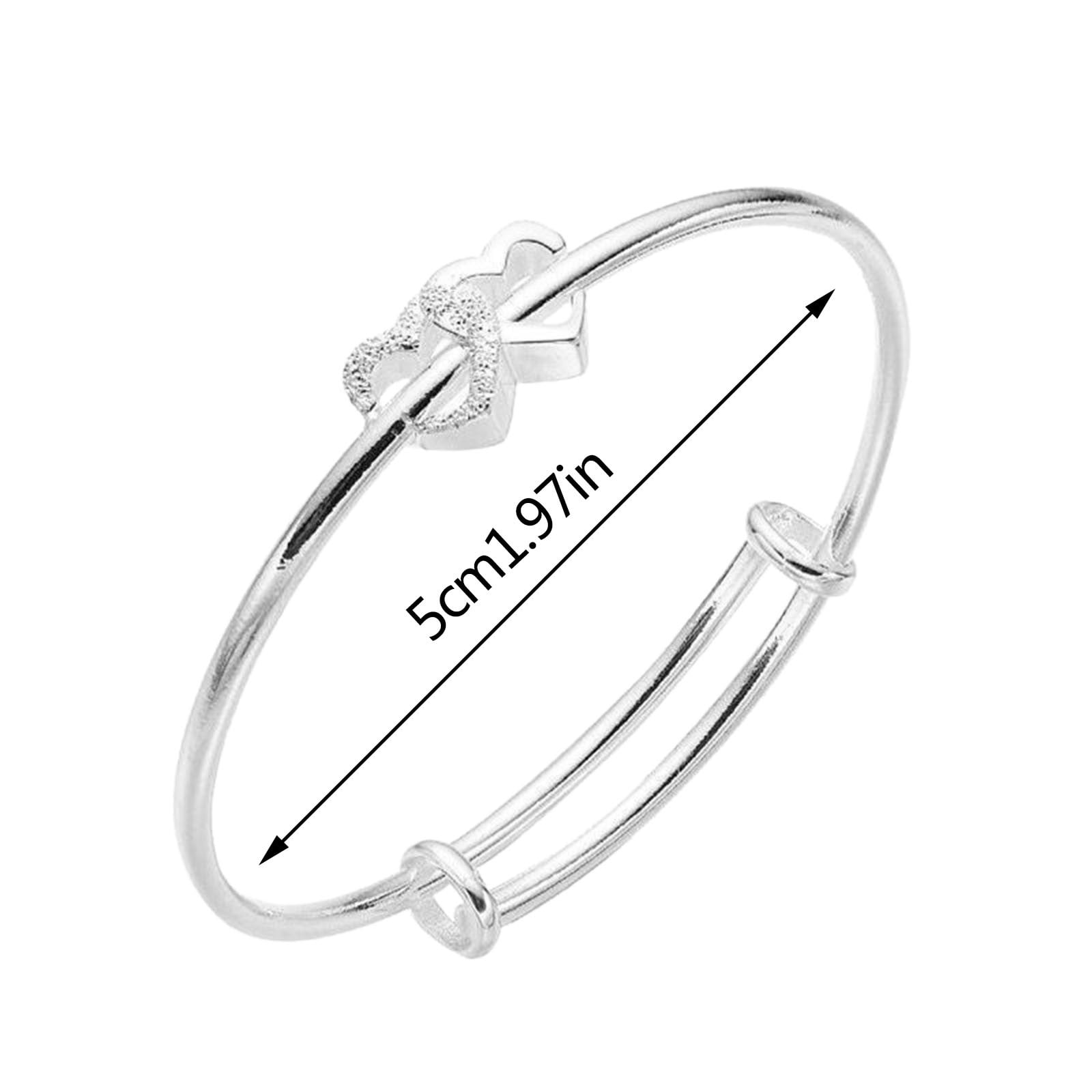 Sither Silver Bracelet with Ring for Women Teen Algeria | Ubuy