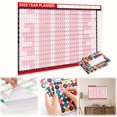 thumbnail image 2 of Tyeign Home Calendar, Paper, Wall Planner 2025 Extra Large 20.67 X 20.91 Color Full Year Calendar 12 Month Yearly Personalized Folded, 2 of 8