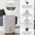 thumbnail image 4 of Refurbished - Freonic 22-Pint 3-Speed Dehumidifier ENERGY STAR, 4 of 10