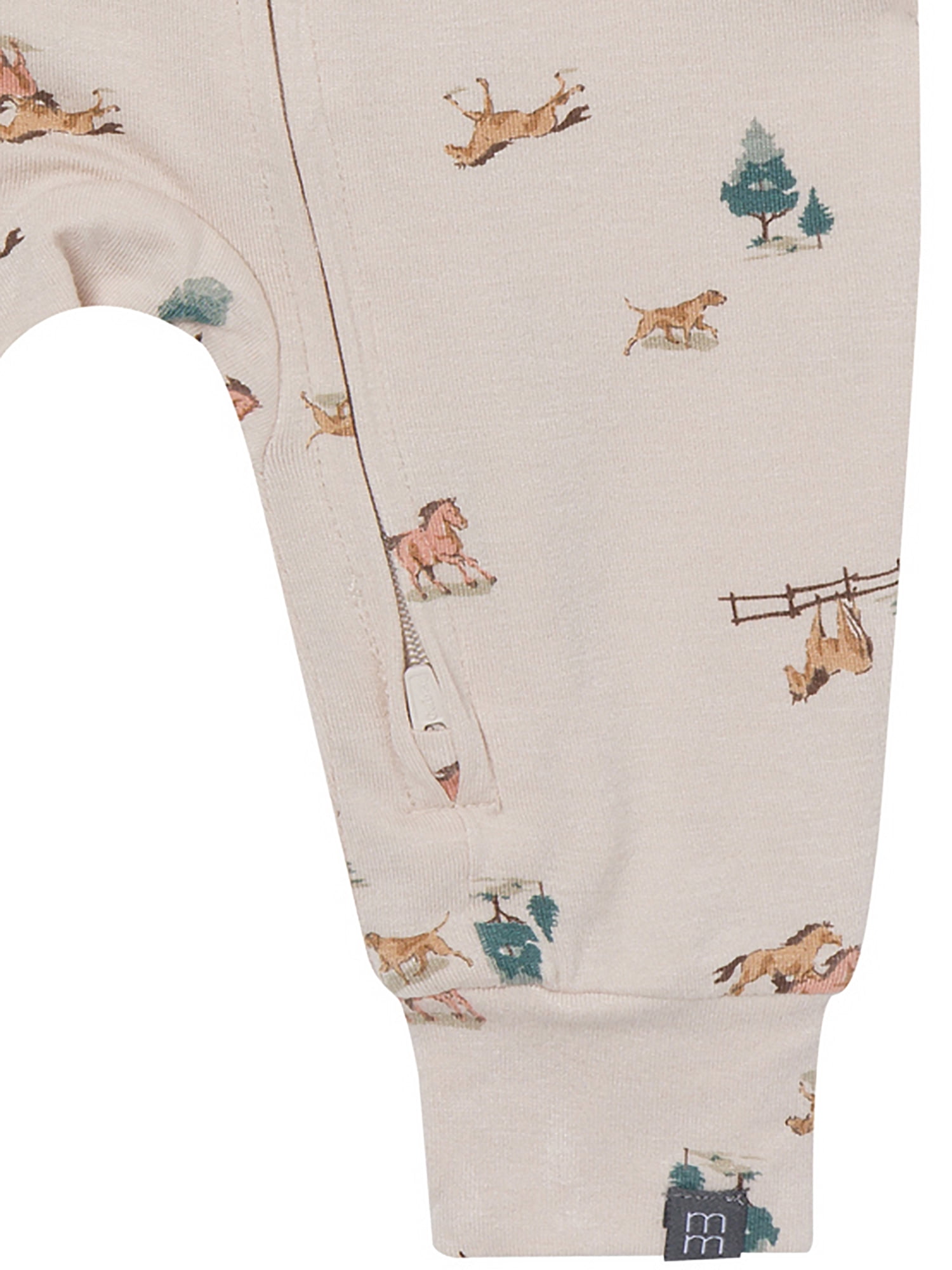 Modern Moments by Gerber Baby Boy Two-Way Zip Peter Pan Collar Coverall, Sizes Newborn - 24 Months