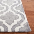 thumbnail image 5 of Safavieh Dip Dye Jolyon Geometric Wool Area Rug, Gray/Ivory, 2'6" x 4', 5 of 13