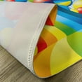 thumbnail image 5 of Ambesonne Rainbow Place Mats Set of 4, Balloons Ribbons Wavy, Standard Size, Multicolor, 5 of 6