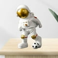 thumbnail image 3 of 2x estatuas de astronauti/artesanía astronauti resina decoración para hogar escritorio, 3 of 9