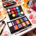 thumbnail image 5 of WSZZL Washable Face Paint Kits for Beginners, Complete with Brushes, Stencils, Sponges, and Glitter Stickers, Perfect for Parties and Events, Ideal for Creative Expression and Family Fun, 5 of 7