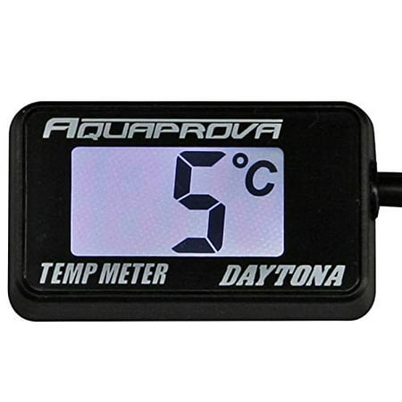 

Daytona AQUAPROVA Motorcycle Thermometer Digital Waterproof Backlight Compact Air Temp Meter 93910