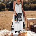 thumbnail image 3 of Roots Rock Reggae Robe Sans Manches pour Femmes Robes de Soirée Élégantes pour Femmes 2024, 3 of 5