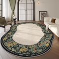 thumbnail image 2 of Irregular Shaped Rug, Modern Abstract Area Rugs for Livingroom Bedroom, Boho Rug Large Area Rug Machine Washable Area Rugs Outdoor Rug Waterproof, 2 of 6