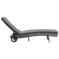 thumbnail image 2 of vidaXL Patio Lounge Chair Outdoor Sunbed Sunlounger with Cushion Poly Rattan, 2 of 37