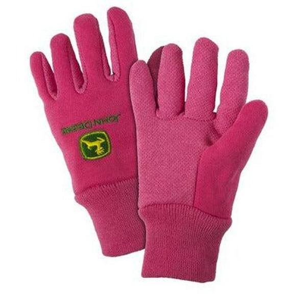 Youth John Deere Lightweight Work Gloves (Pink) - LP42388