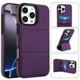 thumbnail image 2 of Phone Case For 6 Pro Max 15 plus 14 Pro 13 Mini  12 11 Card Slot Holder Stand Shockproof Phone Leather  Cover, 2 of 10
