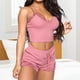 thumbnail image 2 of Conjunto de pijama con pantalones cortos y camisola de encaje sin mangas de lencería sexy para mujer Fridja nalpqowj39477, 2 of 6