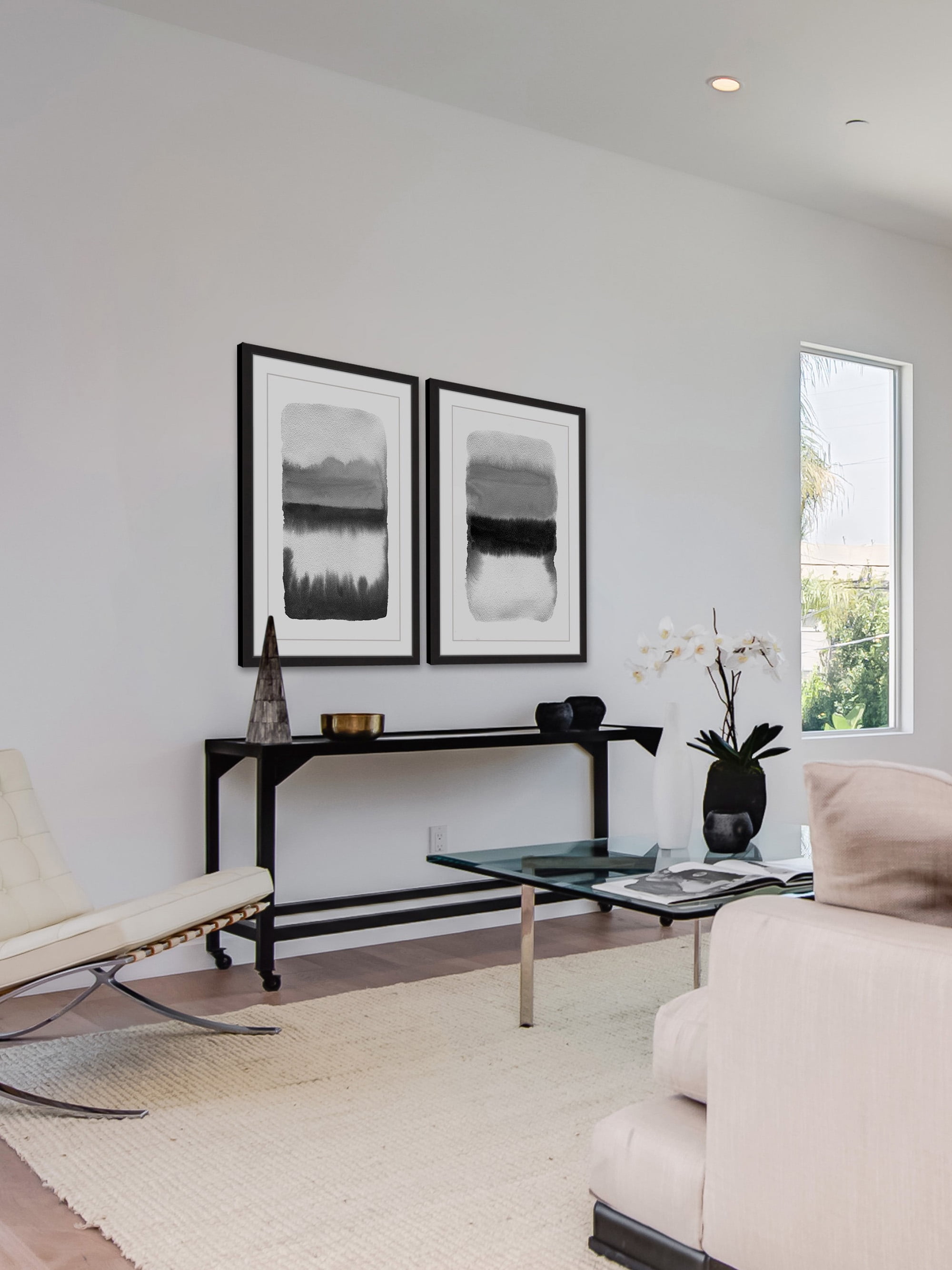 Marmont Hill Grey Transitions Diptych, 30" x 40"