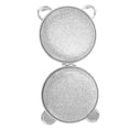 thumbnail image 5 of Unique Bargains Bears Style Makeup Mirror 1 Pc Silver Tone, 5 of 5