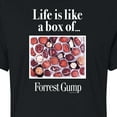 thumbnail image 3 of Forrest Gump - Life Is Like A Box Of Chocolates - Juniors Cropped Cotton Blend T-Shirt, 3 of 5