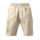 thumbnail image 2 of WILLBEST Pantalones Cortos para Hombre, de Lino, Holgados, Informales, para Deportes Al Aire Libre y con Bolsillo, 2 of 8