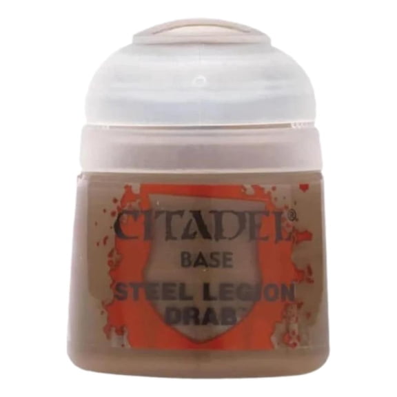 Games Workshop Citadel Paint Base Paint: Steel Legion Drab 12Ml