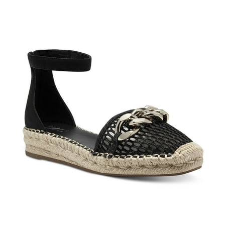 

I.N.C. International Concepts Womens Kipria Chain Espadrill Black Glitter 5.5M