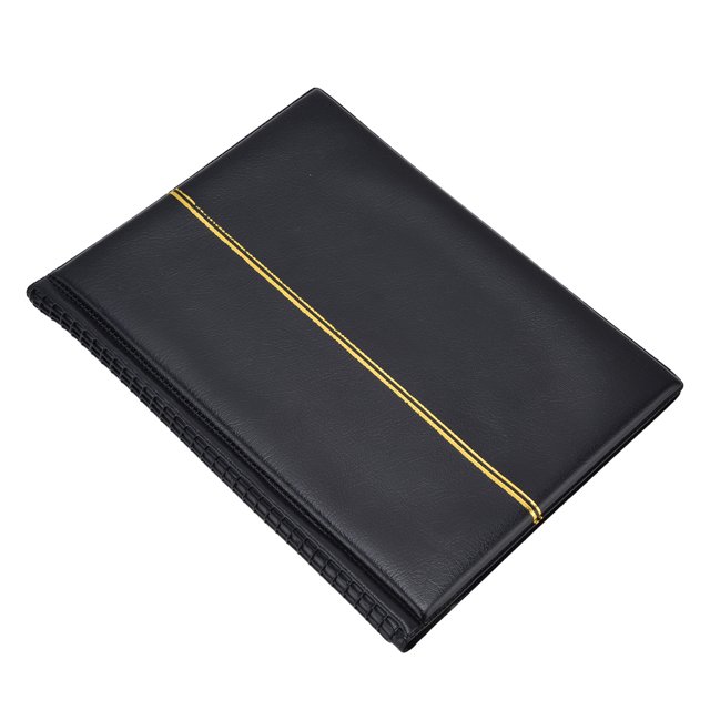 Coin Collecting Holder, Coin Book Exquisite Thickened for Home for Birthday Gift Black