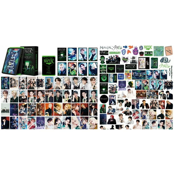 Kpop Stray Kids Photocards Stickers 97Pcs Vinyl Waterproof Sticker