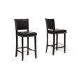 thumbnail image 2 of Baxton Studio Tabouret de Bar 30,5 Pouces en Brun (Ensemble de 2), 2 of 2