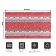 thumbnail image 5 of Red Christmas Striped Pattern Door Rugs,Washable Non Slip Door Mats Indoor,Decorative Door Mats,Entry Mat Indoor for Entrance,Bedroom,Kitchen,Bathroom,17"x30", 5 of 6
