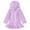 Purple, variant on XIMIN Toddler Girl Long Sleeve Swimsuit Beach Hooded Dress Cute Swim Cover Ups Ruffle Zip-Up Summer Beach Bathing Suit Cover Up Kimono Kids Swimwear (5-6 Years, Purple)