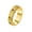 Gold, variant on Women's Stainless Steel Sandblasted Cross Christian Rotatable Ring Relief Promise Ring Silver Size 9