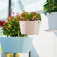 thumbnail image 2 of Fatty Farmer 1 piece plastic lazy self suction hanging basket pot hanging green hanging flowerpot hydroponic vessel hanging basket pot extra large: 26.5 * 11.5cm, 2 of 4