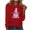 Red, variant on Yxbdin Womens Breast Cancer Awareness Shirts Funny Pink Ribbon Graphic Tees Crewneck Long Sleeve Fashion Tops Cancer Fighter Tshirts