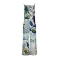 thumbnail image 5 of successthop Womens One Pieces Jumpsuit Plus Size Sleeveless Adjustable Strap Long Pants Floral Lounge Wear with Pockets, 5 of 6