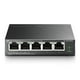 thumbnail image 2 of TP-Link TL-SG1005P V2 o posterior | Switch Gigabit PoE de 5 puertos | 4 puertos PoE+ @65W | | de escritorio Plug & Play | Metal robusto con puertos blindados | | sin ventilador protección limitada de, 2 of 2