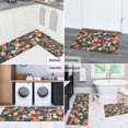 thumbnail image 5 of Pioneer Flower Floral Print Pattern Kitchen Rugs Sets Of 2,Anti Fatigue Kitchen Mat Rugs Non Slip Washable,Decorative Kitchen Floor Mats for Kitchen,Sink,Laundry,17"x30"+17"x47", 5 of 7